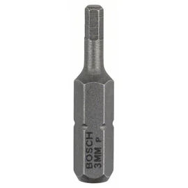 Bosch extra kemény bit HEX3, 25 mm, 3 db