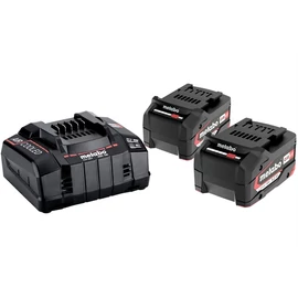 Metabo Basic Akku Szett 2 x 18V/5.2Ah ASC145 gyorstöltő