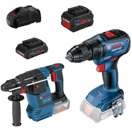 Bosch kombinált szett GSR 18V-50+GBH 18V-26+1x4.0Ah ProCORE+1x8.0Ah ProCORE