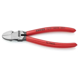 Knipex oldalcsípő fogó műanyaghoz kerek fej mártott nyél 160 mm