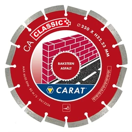 Carat gyémánt vágókorong 115x22.23mm aszfalt