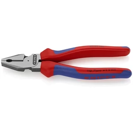 Knipex erő kombinált fogó feketére foszfátozott, többkomponensű nyél 180 mm