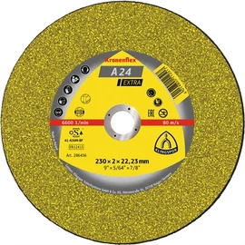 Klingspor vágókorong 125x2.5x22.23mm A 24 EX S Domborított