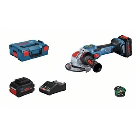 Bosch GWX 18V-15 SC BiTurbo akkus sarokcsiszoló X-Lock (2x8.0Ah ProCore) L-Boxx 125 mm