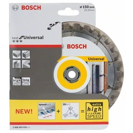 Bosch Expert gyémánttárcsa 150x2.4x22.23 mm univerzális