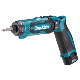 Makita DF012DSE 7.2V Li-Ion csavarbehajtó 2x1.5Ah akkuval