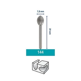 Dremel Nagysebességű maró 7.8 mm (144)