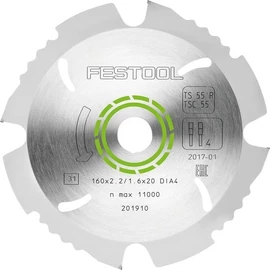 Festool körfűrészlap, gyémánt 160x2.2x20 DIA4