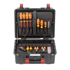 GedoreRed szerszámkészlet ELECTRICIAN műanyag kofferben 89 részes R21652089
