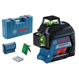 Bosch GLL 3-80 G zöld vonallézer kofferben