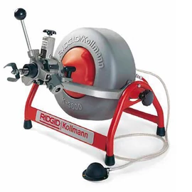 Ridgid K-3800 csőtisztítógép + 3/8&quot; (23 m) spirál, fejek, kesztyű