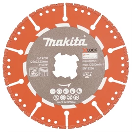 Makita RESCUE-CUT vákuumforrasztott 125 mm gyémánt vágótárcsa max 12250 1/perc 1 db