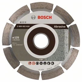 Bosch vágókorong, gyémánt 125x1.6x22.23 mm abrazív