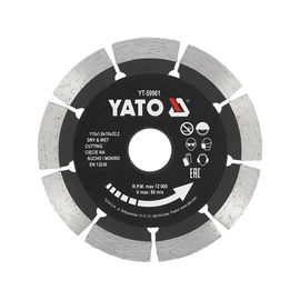 YATO gyémánt vágókorong 115 mm folytonos (YT-59961)