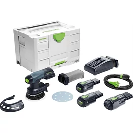 Festool akkus excentercsiszoló ETSC 125 Li 3.0 I-Set (18V/125mm)