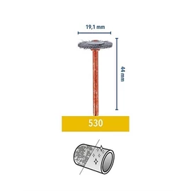 Dremel Rozsdamentes acél kefe 19 mm (530)