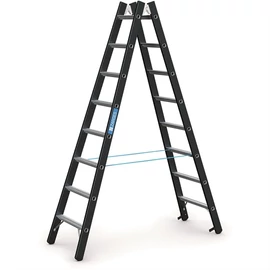 Zarges Nagy teherbírású állólétra 2.37m 2x8 Megastep B