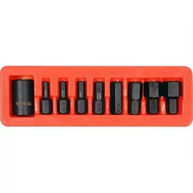 YATO 9 darabos 1/2&quot; Gépi imbusz bit készlet dugókulcs adapterrel (YT-10662)