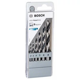 Bosch HSS PointTeQ csigafúró készlet, 6 részes