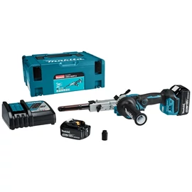 Makita DBS180RTJ 18V LXT Li-ion BL 9x533 keskeny szalagcsiszoló 2x5.0Ah