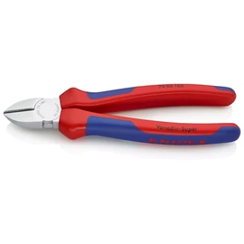 Knipex oldalcsípő fogó krómozott 180 mm (bliszter)