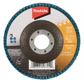 Makita lamellás csiszoló INOX 115mm K80 standard