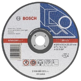 Bosch vágókorong 115x2.5mm fém egyenes