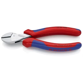 Knipex X-Cut Kompakt oldalcsípő fogó nagy áttételű krómozott 160 mm