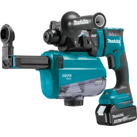 Makita DHR182RTWJ 18V LXT Li BL AWS 1.7J SDS-Plus fúró- vésőkalapács 2x5.0Ah