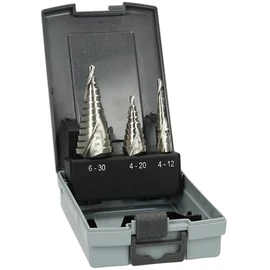 Hikoki lépcsős lemezfúró készlet 4-30mm 3 részes HSS-G