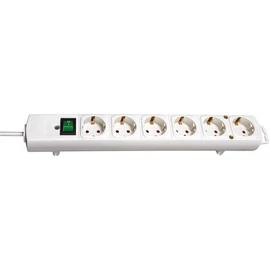 Brennenstuhl Comfort-Line elosztósor 6 dugaszhelyes fehér 2m H05VV-F 3G1