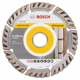 Bosch gyémánttárcsa 125x2.0x22.23 mm univerzális