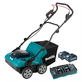 Makita UV001GM201 38 cm 40Vmax XGT Li-Ion BL 1700 W gyepszellőztető 2x5.0 Ah + RB