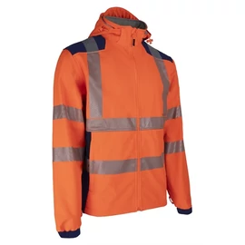 Coverguard Nebulo fluo Narancs/Sötétkék Softshell Kabát 2XL