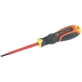 Tactix VDE csavarhúzó lapos szigetelt 4x100 mm T
