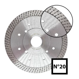 Abraboro gyémánttárcsa kerámiavágó 125x1.3x22.23 SONIC (NO.20)