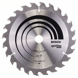 Bosch körfűrészlap 190x20/24 Optiline Wood