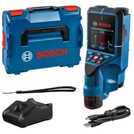Bosch D-tect 200 C falszkenner, 12V 2.0Ah Li-Ion akku, töltő, L-boxx