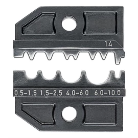 Knipex krimpelő profil 0.5-10 mm2 szigeteletlen kábelsarukhoz