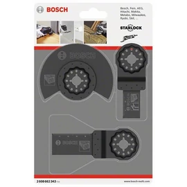 Bosch Starlock fűrészlap kezdő készlet fához, 3 részes