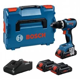 Bosch GSB 18V-65 Akkus Ütvefúró-Csavarozó (2x4.0 Ah ProCORE? akkuval GAL 18V-40 töltővel) L-Boxx-ban
