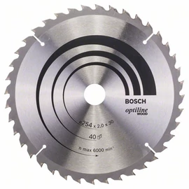Bosch körfűrészlap 254x30/40 Optiline Wood