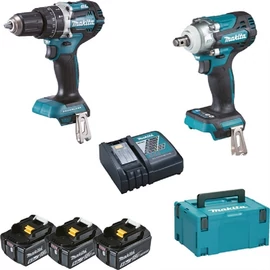 Makita DLX2359TJ1 18V LXT Li-ion BL szett DHP484+DTW300+3x5.0Ah MP3
