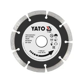 YATO gyémánt vágókorong 125 mm szegmentált (YT-6003)