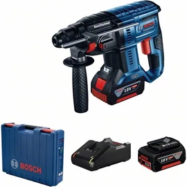 Bosch GBH 180-Li SDS-Plus  akkus fúrókalapács 18V 2x4.0Ah + GAL 18V-40 töltő, koffer