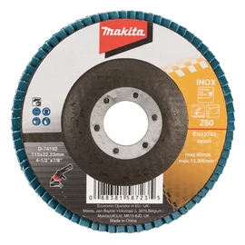 Makita lamellás csiszoló INOX 115mm K60 standard