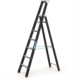 Zarges Nagy teherbírású állólétra 2.43m 1x6 Megastep S