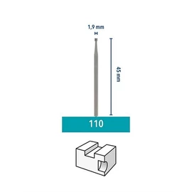 Dremel Gravírozószár 1.9 mm (110)