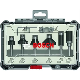 Bosch él- és profilmaró készlet 6 részes szár: 1/4