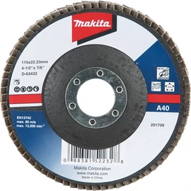 Makita lamellás csiszoló acél 125mm K40 standard   T